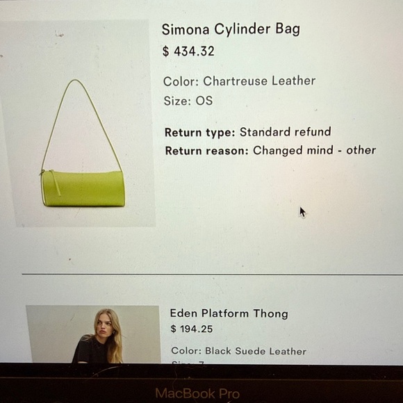 Reformation Simona Cylinder Bag - Picture 2 of 2